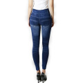 High Quality Women′s Spandex Skinny Jeans Fold Leggings (SR8210)